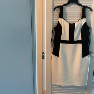 Black and white dress